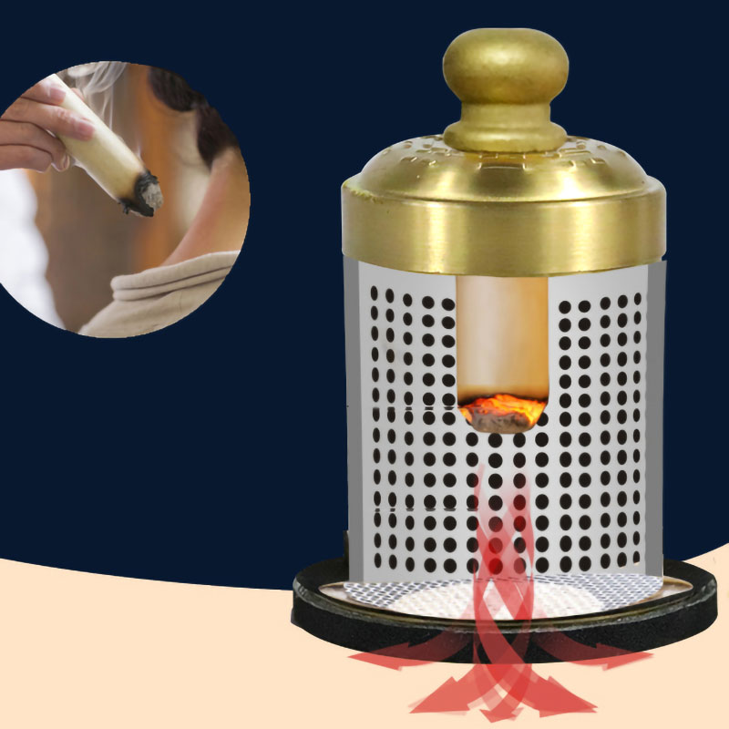 Herbal Wellness Massage - أسطوانة الموكسا بدون دخان – أداة