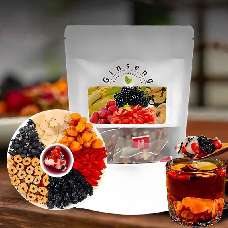 شاي الجينسنغ ذو الكنوز الخمسة: - مراجعة Natural Herbal Wellness وسعره