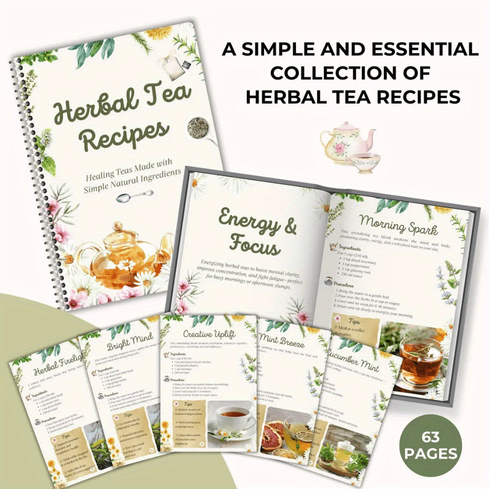 كتاب وصفات الشاي العشبي - خلطا - مراجعة Natural Herbal Wellness وسعره