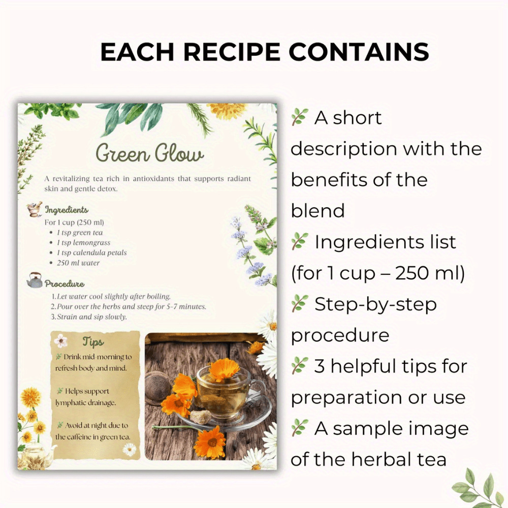 كتاب وصفات الشاي العشبي - خلطا - مراجعة Natural Herbal Wellness وسعره